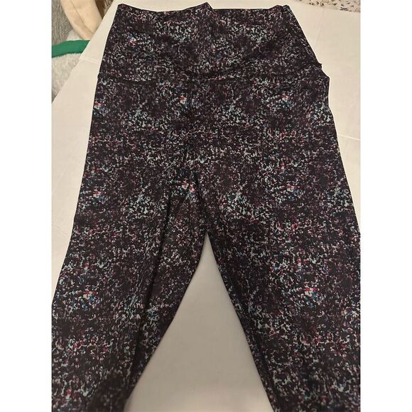 Lululemon Wunder Under Pant Women's Size 4 Blue High-Rise Leggings - Picture 2 of 5